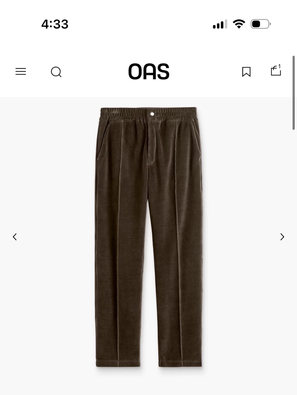 AOS Formentura Pants - dark brown